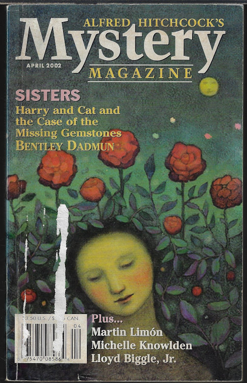 ALFRED HITCHCOCK MYSTERY (DAVID EDGERLEY GATES; LLOYD BIGGLE, JR.; S. L. FRANKLIN; MARTIN LIMON; BENTLEY DADMUN; MICHELLE KNOWLDEN; JOHN M. FLOYD; EDWARD EVERETT HALE) - Alfred Hitchcock Mystery Magazine: April, Apr. 2002