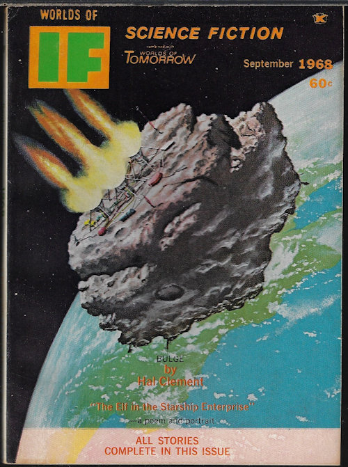 IF (HAL CLEMENT; LARRY S. TODD; THOMAS J. BASSLER, M.D.; DEAN R. KOONTZ; C. C. MACAPP; MACK REYNOLDS; LARRY NIVEN; DOROTHY JONES) - If Worlds of Science Fiction: September, Sept. 1968