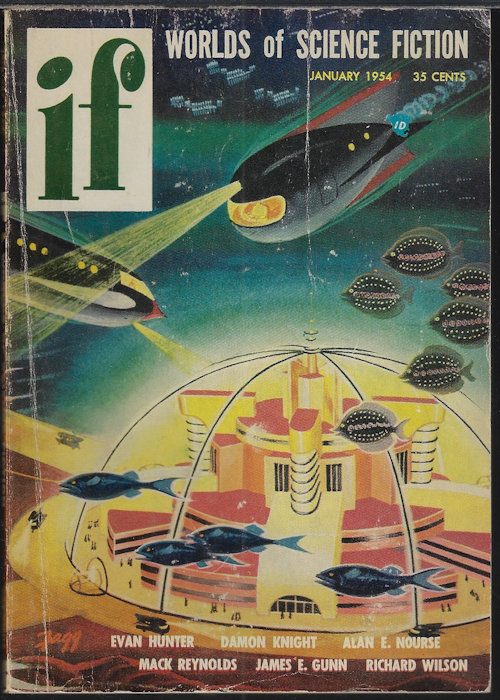 IF; Worlds of Science Fiction: January, Jan. 1954