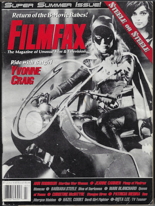 FILMFAX The Magazine of Unusual Film, Television, & Retro Pop Culture #51, July / August, Aug. 1995 (Batgirl)