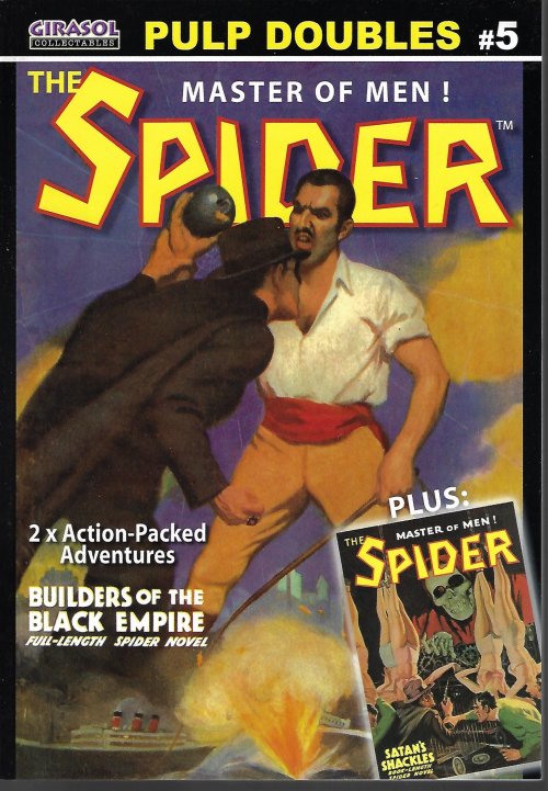 THE SPIDER (GRANT STOCKBRIDGE) - Pulp Doubles #5: The Spider; Builders of the Dark Empire & Satan's Shackles