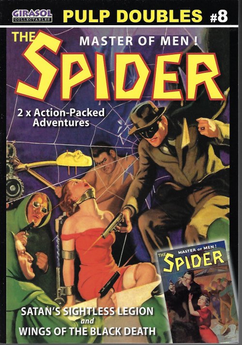 THE SPIDER (GRANT STOCKBRIDGE) - Pulp Doubles #8: The Spider; Wings of the Black Death & Satan's Sightless Legion