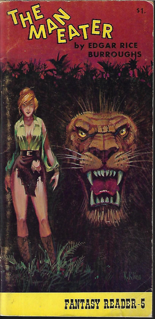 BURROUGHS, EDGAR RICE - The Man Eater: Fantasy Reader 5