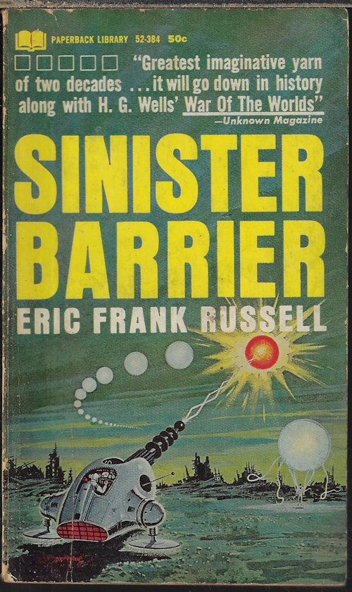 RUSSELL, ERIC FRANK - Sinister Barrier