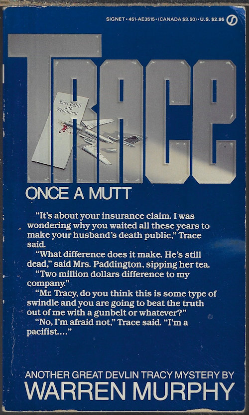 MURPHY, WARREN - Once a Mutt: Trace