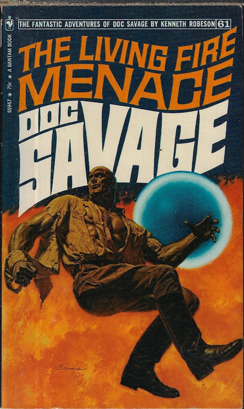 ROBESON, KENNETH - The Living Fire Menace: Doc Savage #61