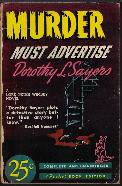 SAYERS, DOROTHY L. - Murder Must Advertise; a Lord Peter Wimsey Novel