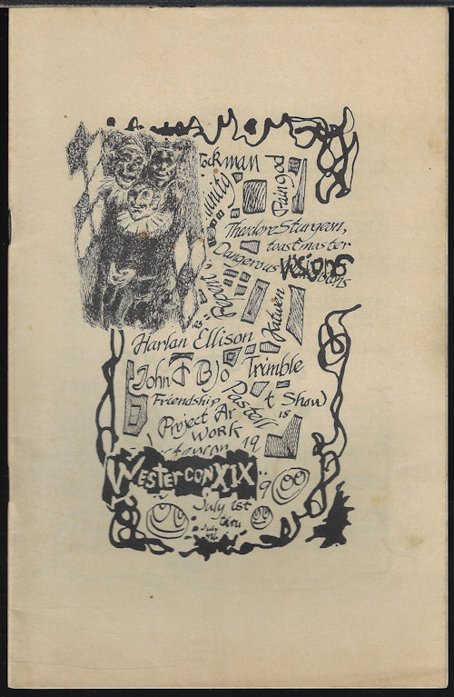 WESTERCON (HARLAN ELLISON) - Westercon XIX Program Guide 1966