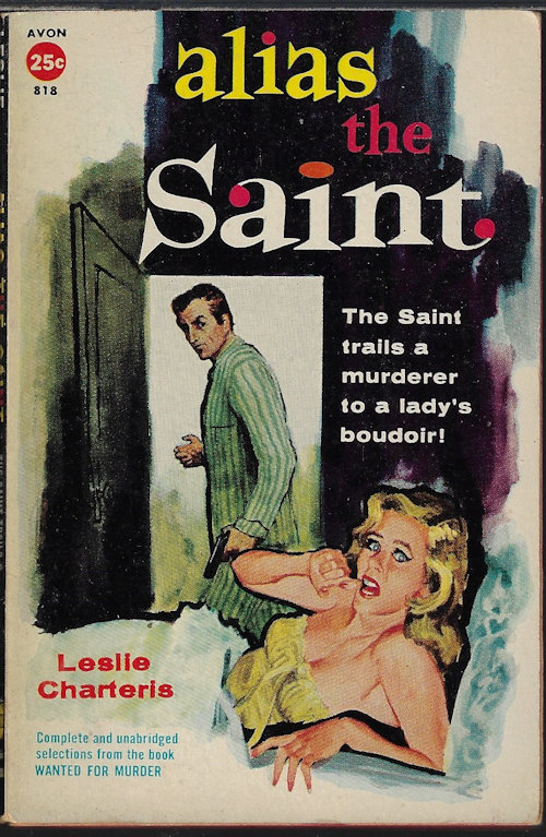 CHARTERIS, LESLIE - Alias the Saint