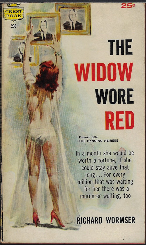 WORMSER, RICHARD - The Widow Wore Red (Orig. 